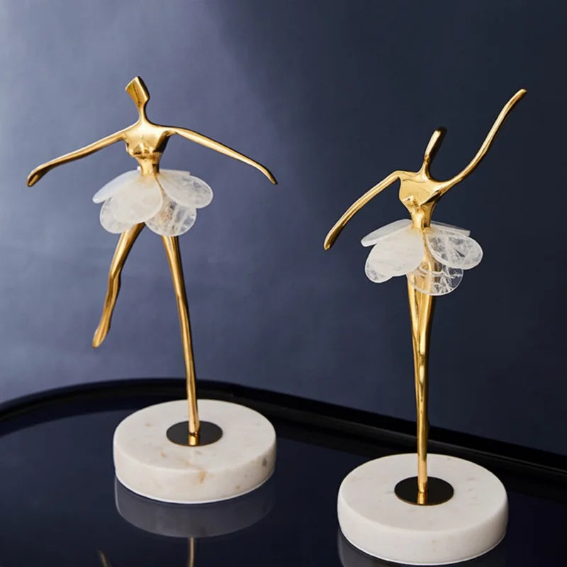 Factory Single Piece Sale Luxury Crafts Ballet Girls Dancer Sculpture Living Room Hotel Home Accessories
